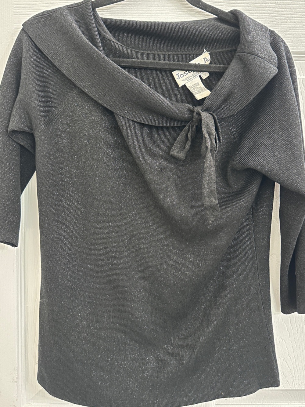 Joseph A. Black Sparkling 3/4 Sleeve Blouse